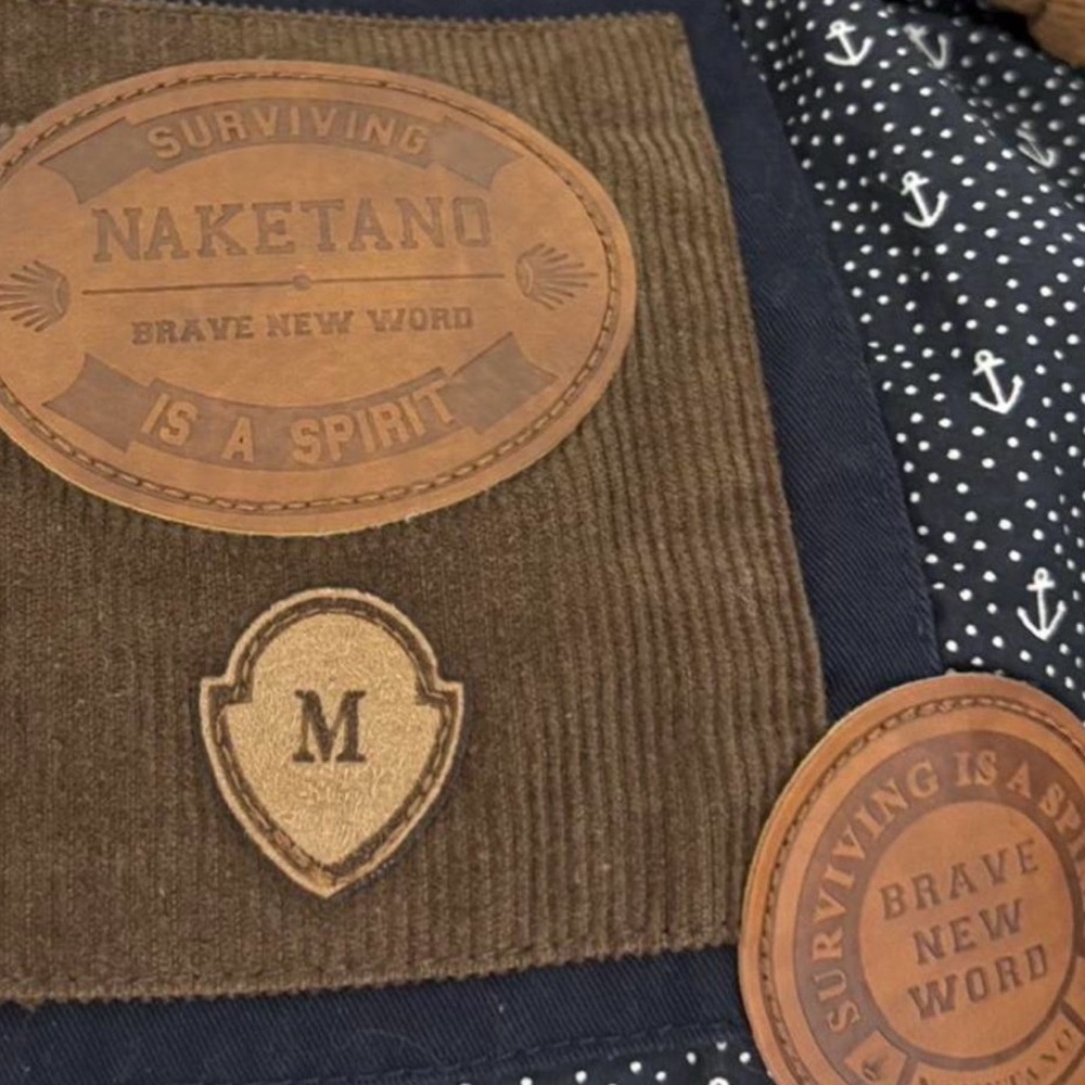 Naketano Olive Utility Jacket with Brown Accents - Picture 2 of 5